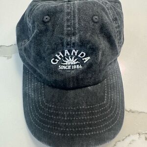 Ghanda Charcoal Denim Cap